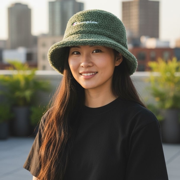 Champion Forest Green Bucket Hat - Picture 1 of 4